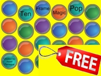 Preview of Ten Frame Magic Pop Morning Routine and Math Lesson Interactive