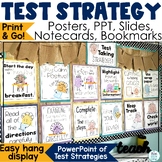 Test Taking Strategies Signs Posters Bulletin Board Powerp
