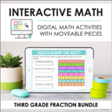 Digital Interactive Math - Third Grade NF Standards Bundle