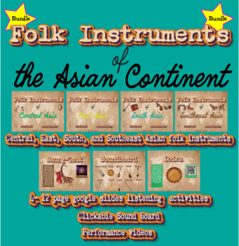 Preview of *4-LESSON BUNDLE* Folk Instruments of the Asian Continent
