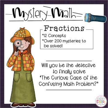Preview of (4.NF.1 - 4) Fraction Mystery Math
