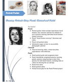(40 page) Portrait Unit- Facial feature exercises, pencil,