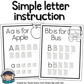 Handwriting ABC Books Practice for Preschool Kindergarten | TpT
