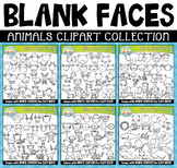 Animals Blank Faces Clipart Mega Bundle {Zip-A-Dee-Doo-Dah