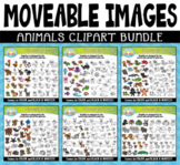 Animals Moveable Clipart Bundle for Paperless Resources