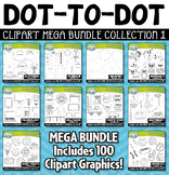 Dot-to-Dot / Connect the Dots Clipart Mega Bundle 1