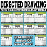 Fairy Tale Storybook Directed Drawing Images Clipart Mega Bundle