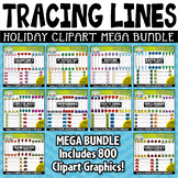Holiday Tracing Lines Clipart Mega Bundle {Zip-A-Dee-Doo-D