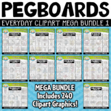 Pegboard Images Clipart Mega Bundle 1 {Zip-A-Dee-Doo-Dah Designs}