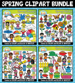 Spring Clipart Mega Bundle ($20.00 Value)