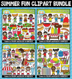 Summer Fun Clipart Mega Bundle ($20.00 Value)