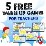 ✅ 5 Free Physical Education Warm up Games - For Teachers