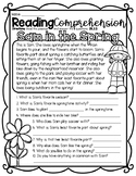 (((5 PAGES))) 2nd Grade Fiction Reading Comprehension Pass
