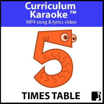Preview of '5 TIMES TABLE' ~ Curriculum Song Video l Digital Learning
