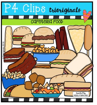 cafeteria food clipart