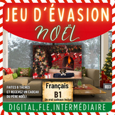 Jeu d'évasion Noël Français B1, Escape Room game French Ch