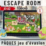 Jeu d'évasion Pâques Français A1 FLE digital Escape Room F