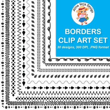 elegant page borders clip art