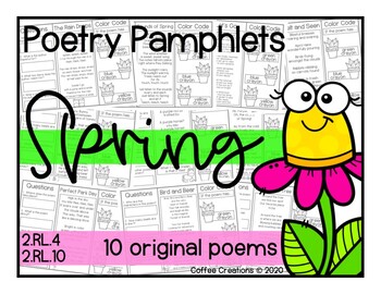 ⭐️ 50% OFF ⭐️ 2.RL.10 | Poetry Pamphlets | Spring Poems by Coffee Creations