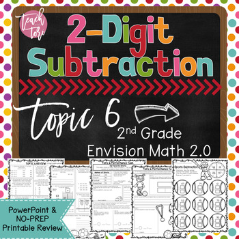 Preview of Envision Math 2.0 2nd Grade TOPIC 6 Review