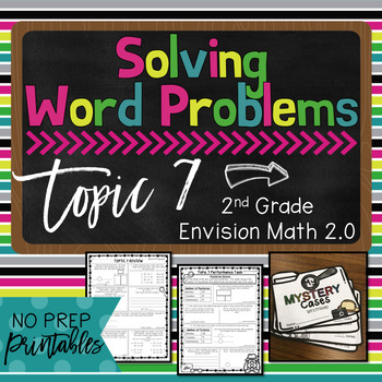 Preview of Envision Math 2.0 2nd Grade TOPIC 7 Review