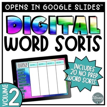 Preview of Digital Word Sorts | Affixes and Roots | Volume 2