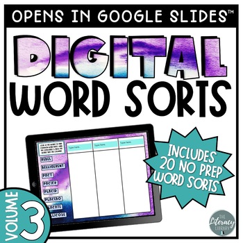 Preview of Digital Word Sorts | Affixes and Roots | Volume 3