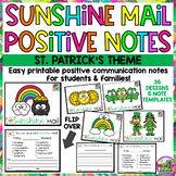 March St. Patrick's Day Mail Positive Note Postcards Home 