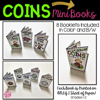 Preview of Money Mini Books for Counting Coins