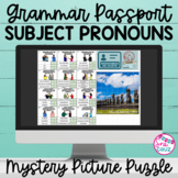 Spanish Subject Pronouns Grammar Passport Mystery Picture 