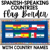 Spanish Speaking Countries Flags Bulletin Board Border