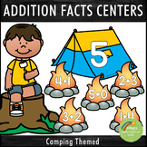 Addition Facts 1-12 Centers Camping Theme