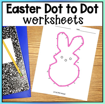 Preview of Dot to Dot Easter Holiday Worksheets Spring Leisure Center Special Education