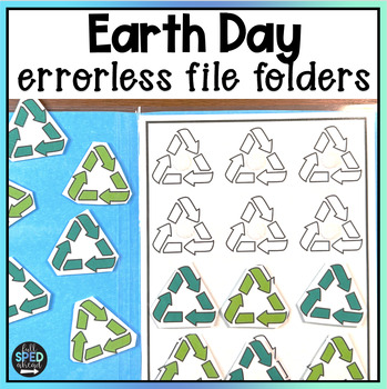Preview of Earth Day Holiday Errorless File Folders Autism Centers Special Education Work