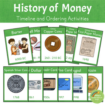 Preview of History of Money - Timeline and Ordering Activities