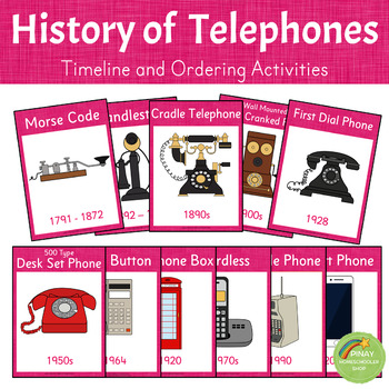 Preview of History of Telephones - Timeline and Ordering Activities