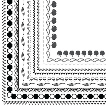 Borders Clip Art Set 4 by Alina V Design and Resources | TpT