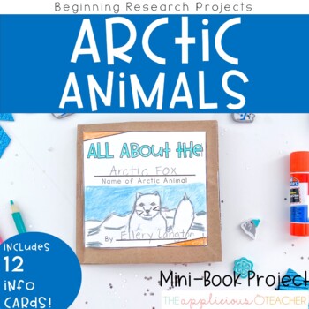 Preview of Arctic Animal Research Mini-book Beginning Research