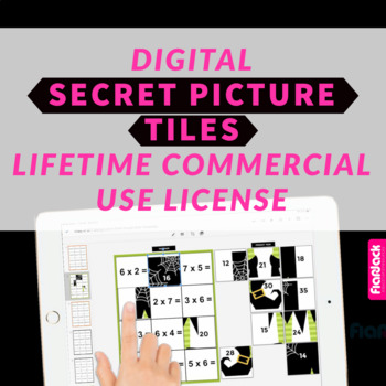 Preview of Digital Secret Picture Tiles Commercial License
