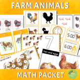 Farm Animals Math Packet