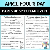 April Fool's Day Mad Libs Parts of Speech Activity & Word 