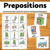 Prepositions Autism Communication Cards Special Education 