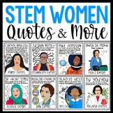 Women In Science STEM Posters Reading Comprehension Womens