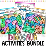 Dinosaur Activities Bundle | Dino Literacy, Math, and Writ