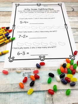 easter jelly bean math activities language arts kindergarten pre k