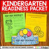 Editable Kindergarten Readiness Packet, Round Up Activitie