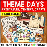 End of the Year Theme Days: Camping, Beach, Pirate, Dinosa