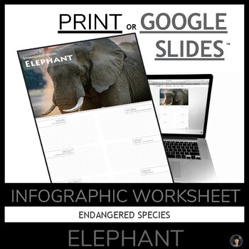 Preview of ELEPHANT | ENDANGERED ANIMALS ACTIVITIES | SUB ACTIVITY