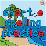 CVC Short E Spelling Practice PowerPoint Game