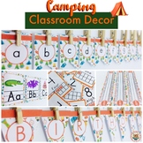 Camping Classroom Decor Pack EDITABLE